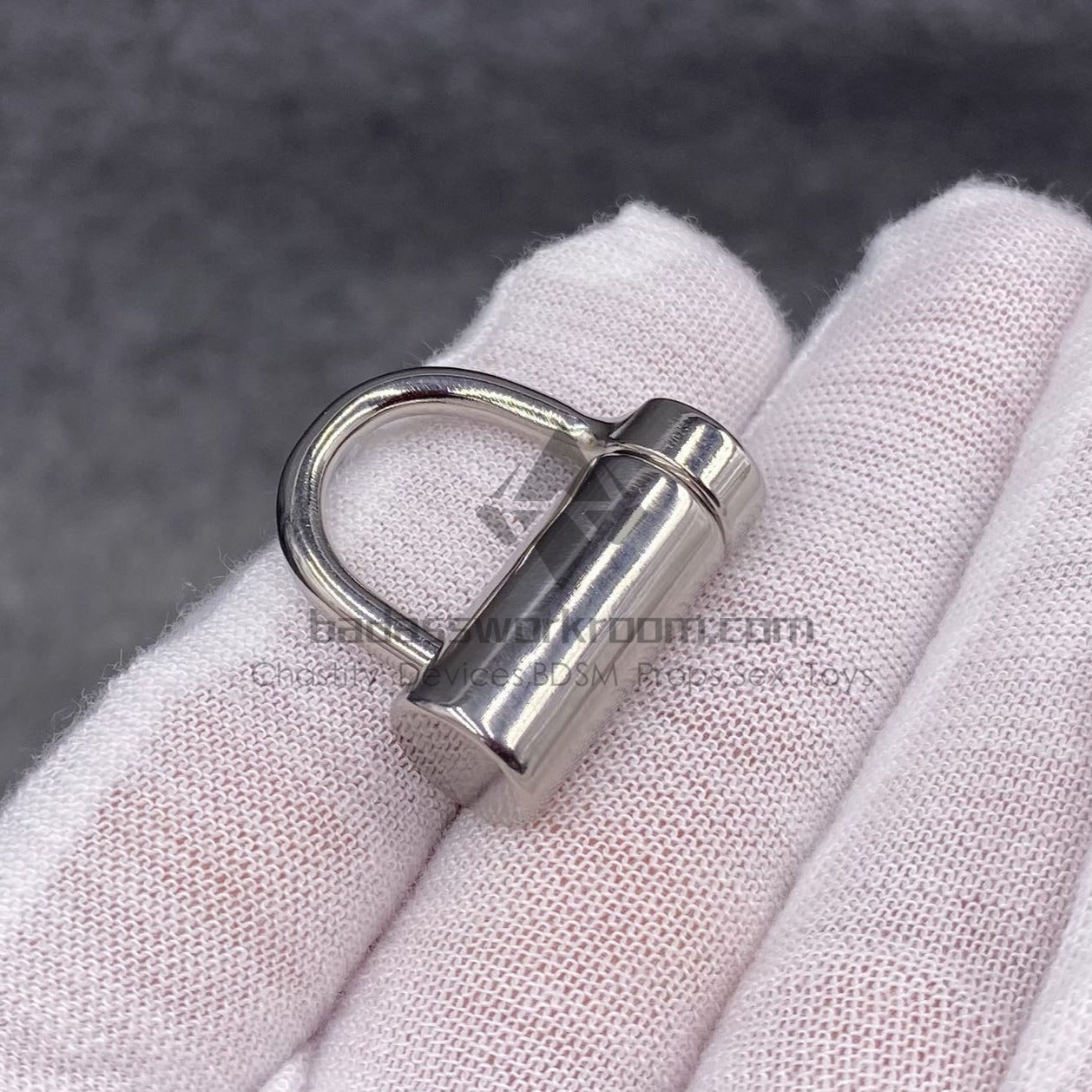 Titanium Piercing Padlock Locked By Screw