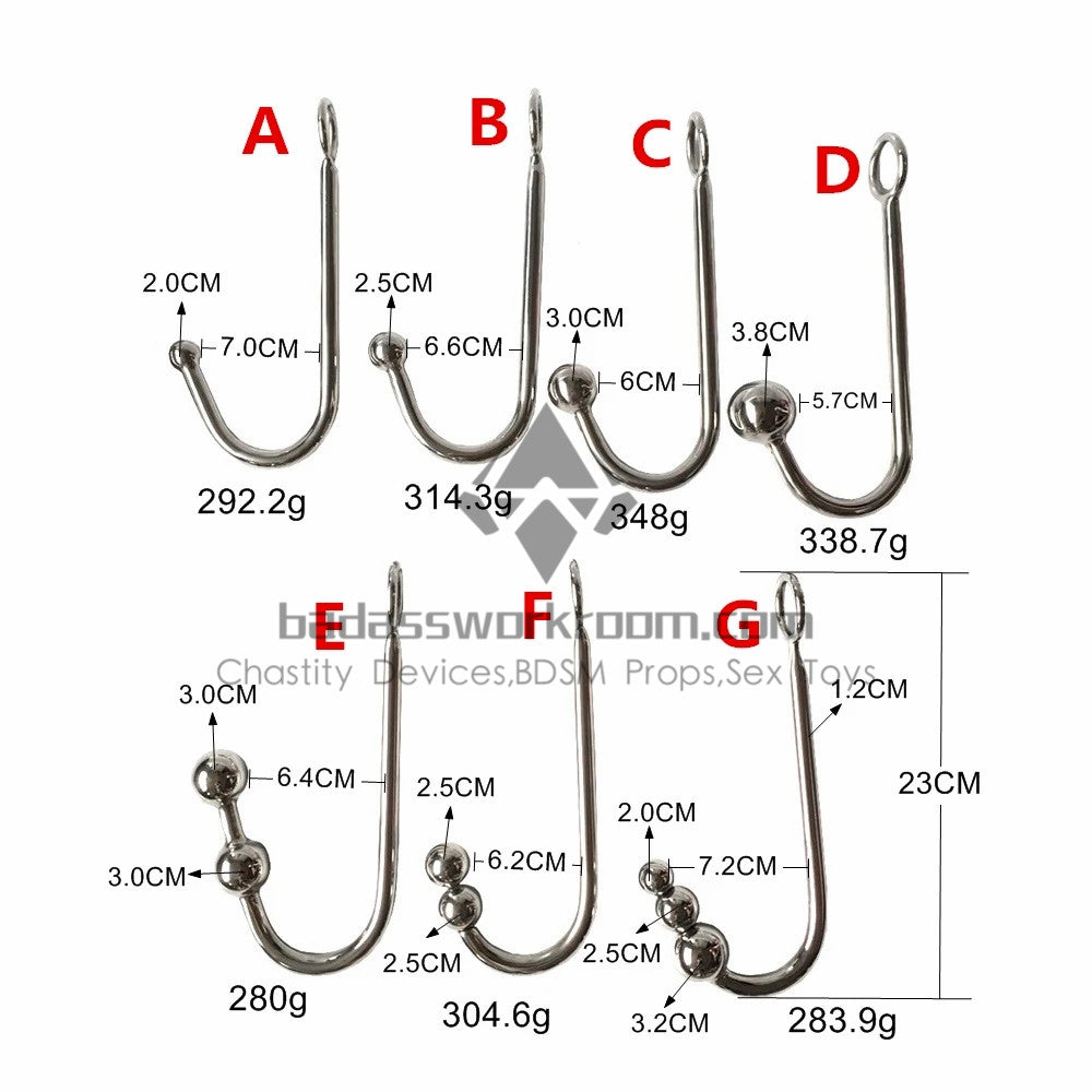 Anal Hook with SOLID Anal Ball