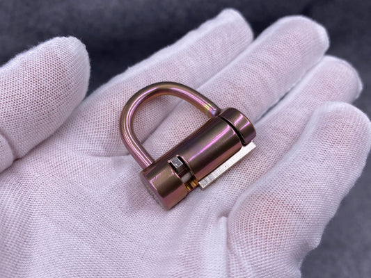 ONLY 1!Colored Titanium PA D Ring Lock